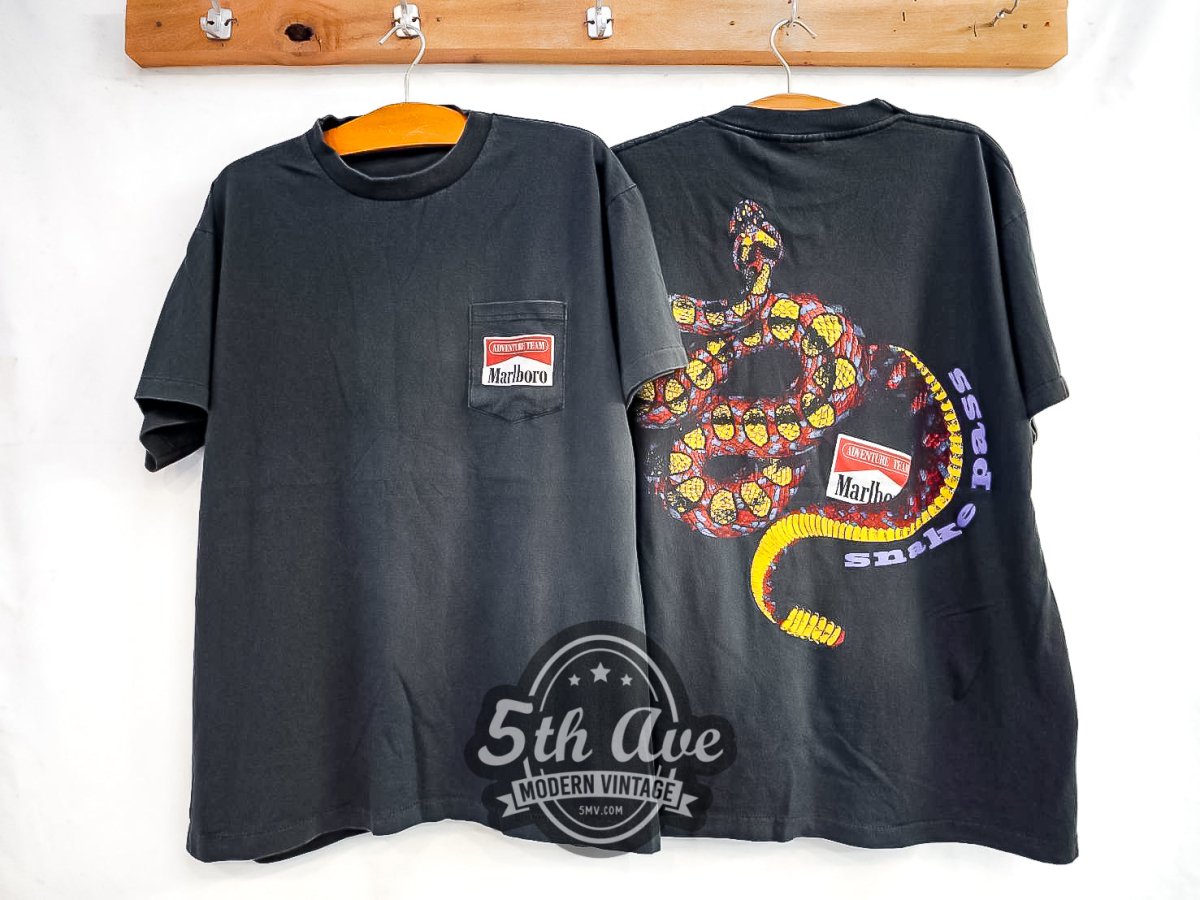 Marlboro Snake Pass - Vintage Reprint T-Shirt - Vintage Band Shirts