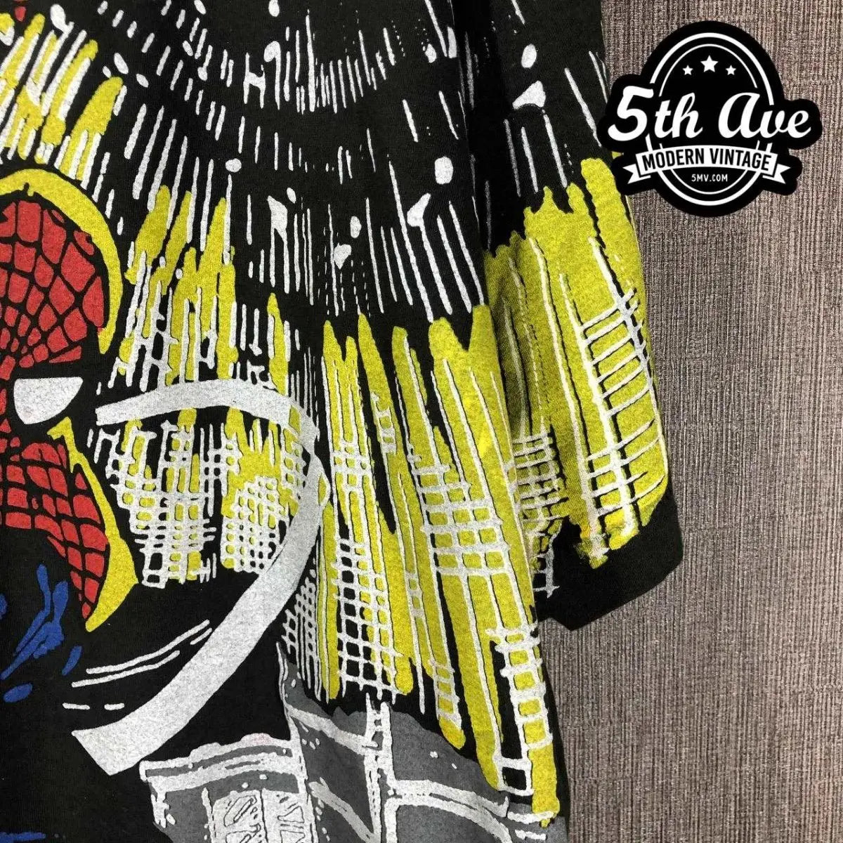 Marvel Spider-Man - AOP all over print New Vintage Comic T shirt Spiderman - Vintage Band Shirts