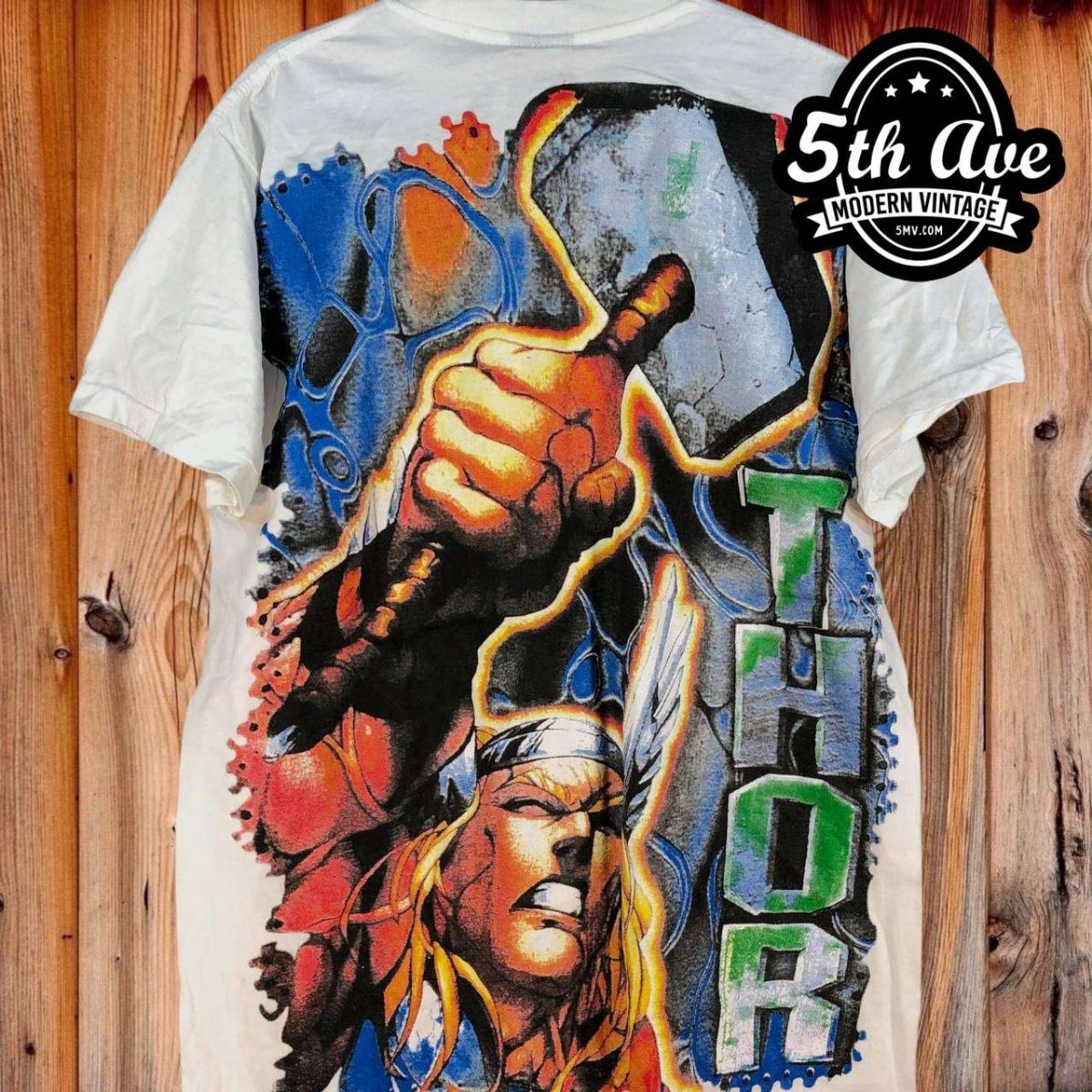 Marvel Thor Odinson - AOP all over print New Vintage Comic T shirt - Vintage Band Shirts