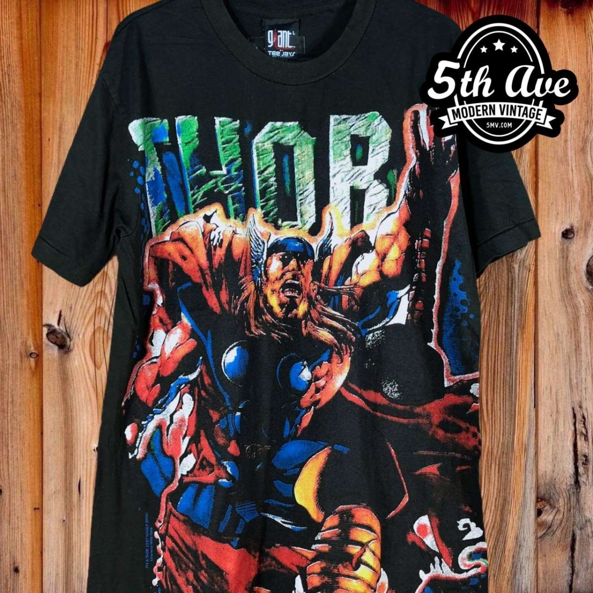 Marvel Thor Odinson - AOP all over print New Vintage Comic T shirt - Vintage Band Shirts