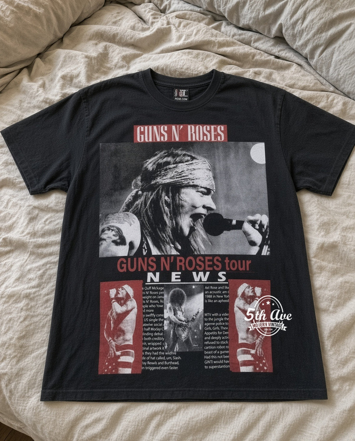 MB 003 Guns N Roses Tour NEWS bed