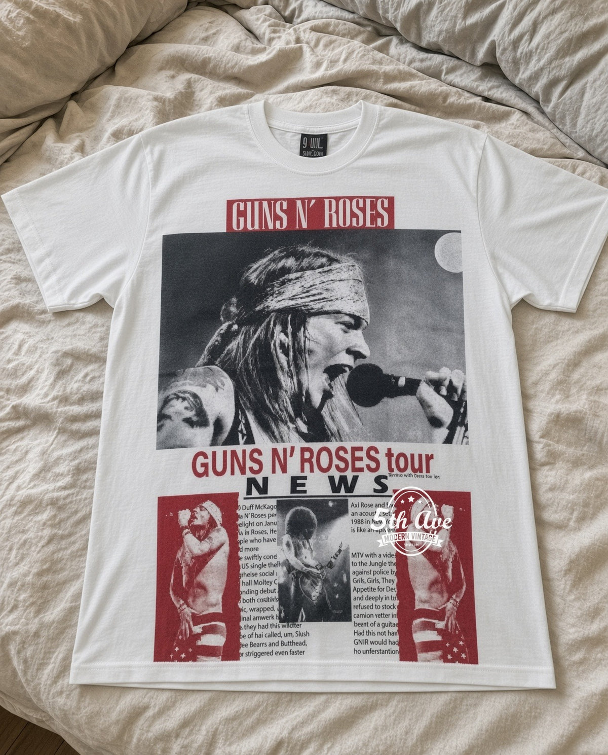 MB 004 Guns N Roses Tour NEWS bed
