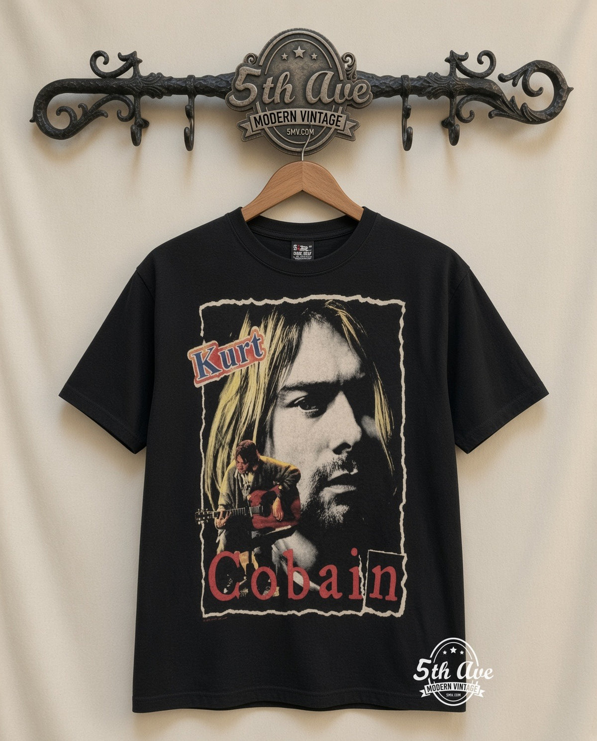 MB 008 Kurt Cobain Portrait rack front