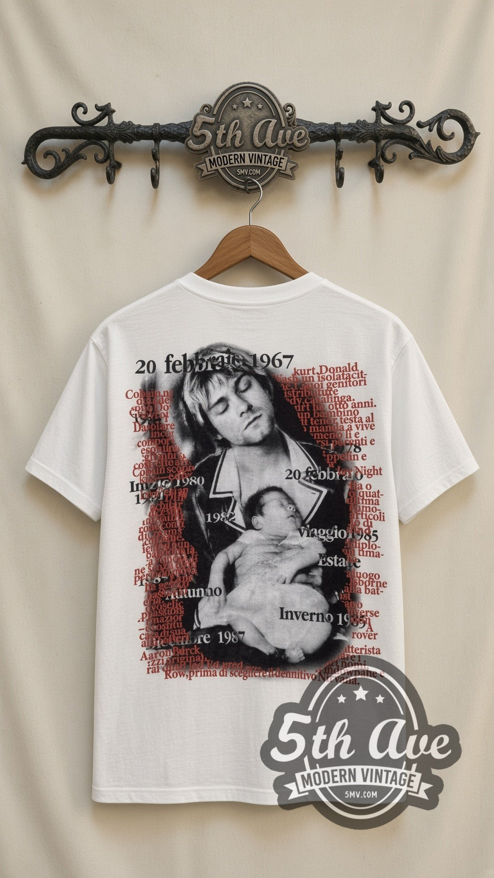 Kurt Cobain 1967-1994 Vintage Band T-Shirt | Single Stitch