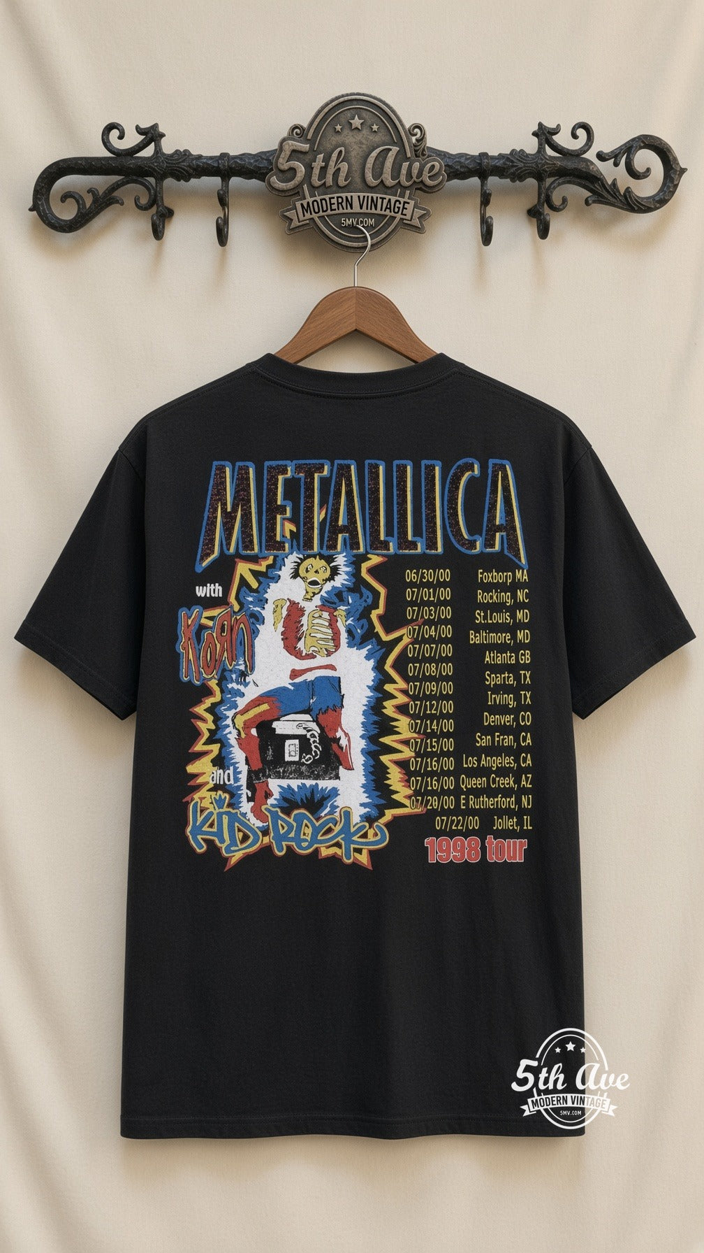 MB 010 Metallica Sanitarium Tour 1990 rack back