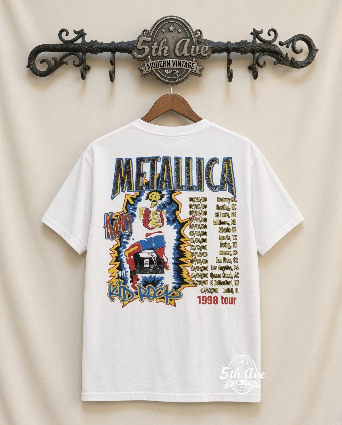 MB 011 Metallica Sanitarium Tour 1990 rack back