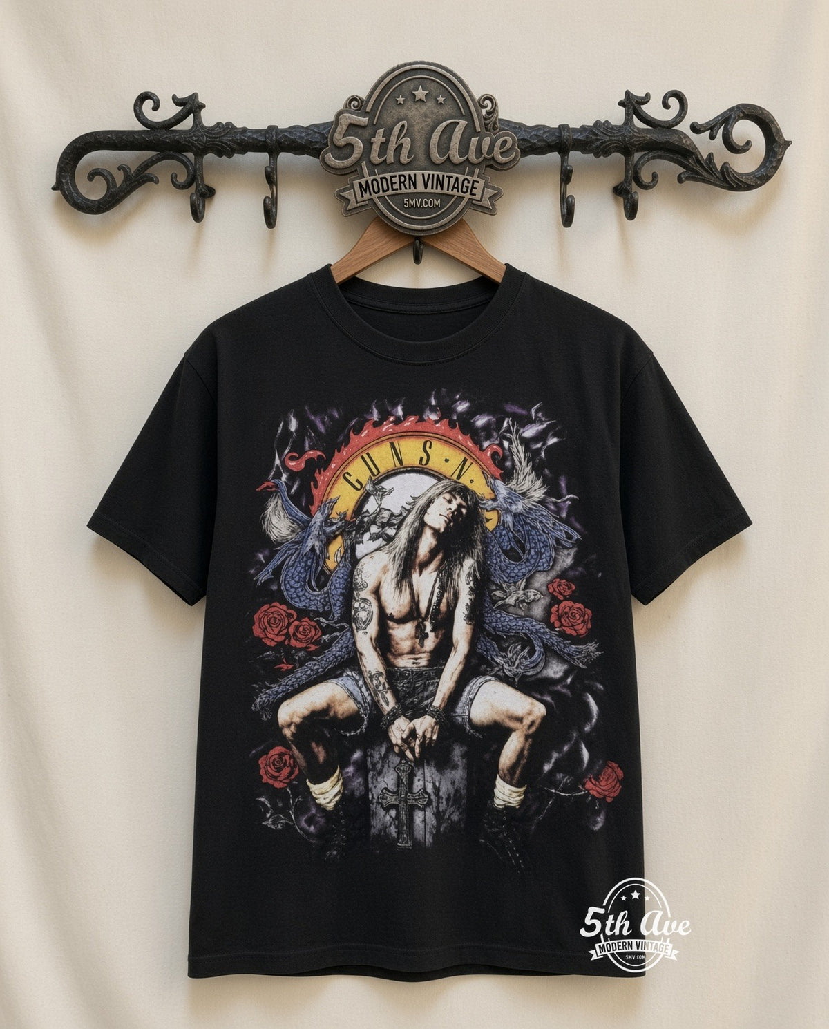 MB 018 Guns N Roses Axl and Dragon rack front