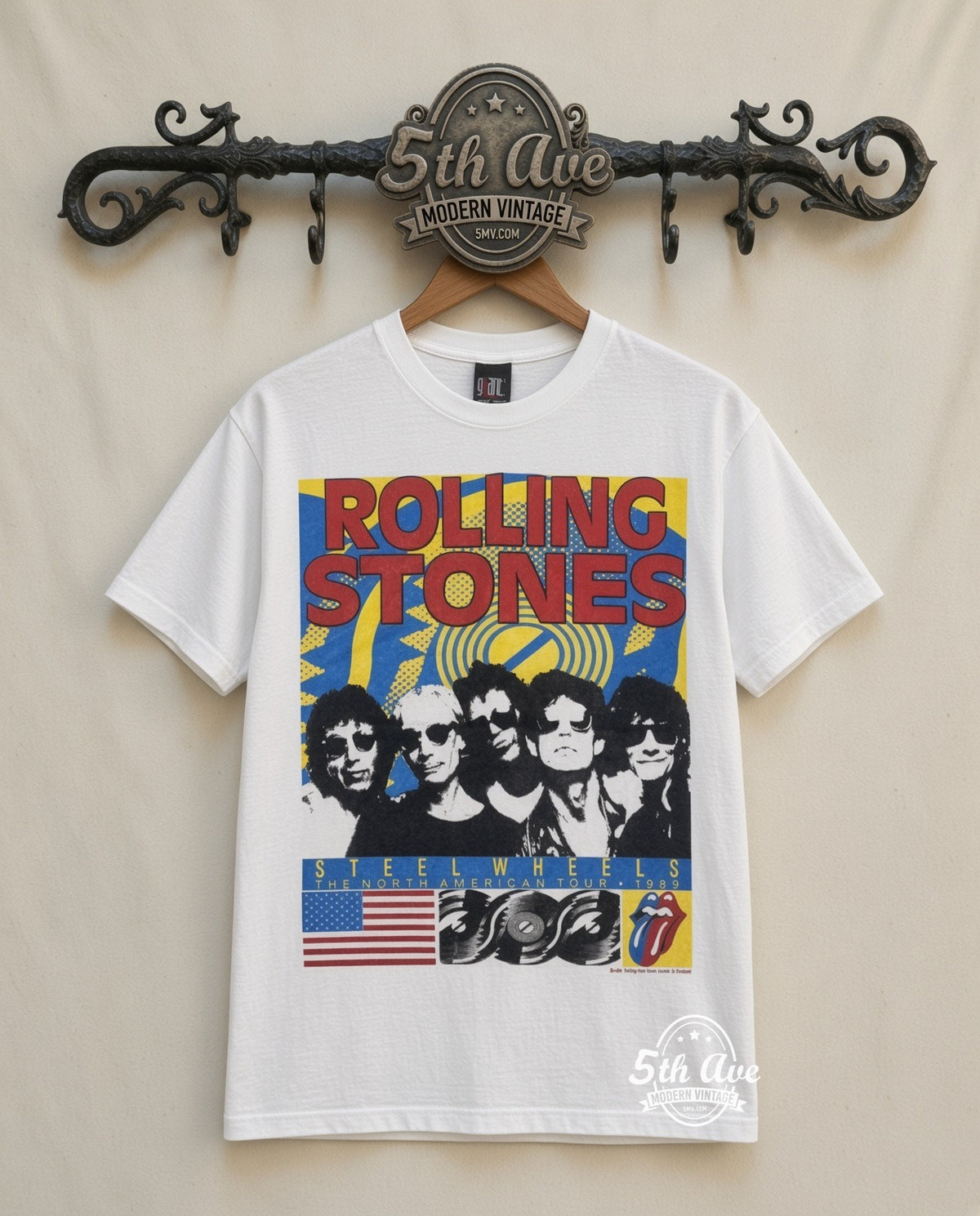 MB 059 Rolling Stones Steel Wheels Band rack front
