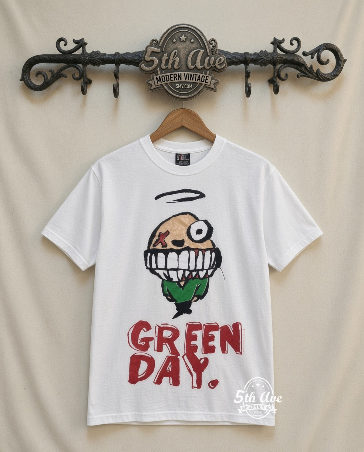 MB 075 Green Day Smiley rack front