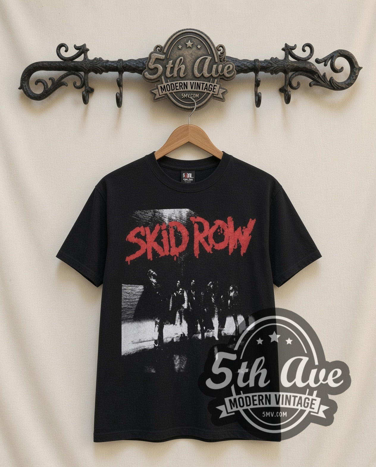 Skid Row 18 and Life Vintage Band T-Shirt | Single Stitch