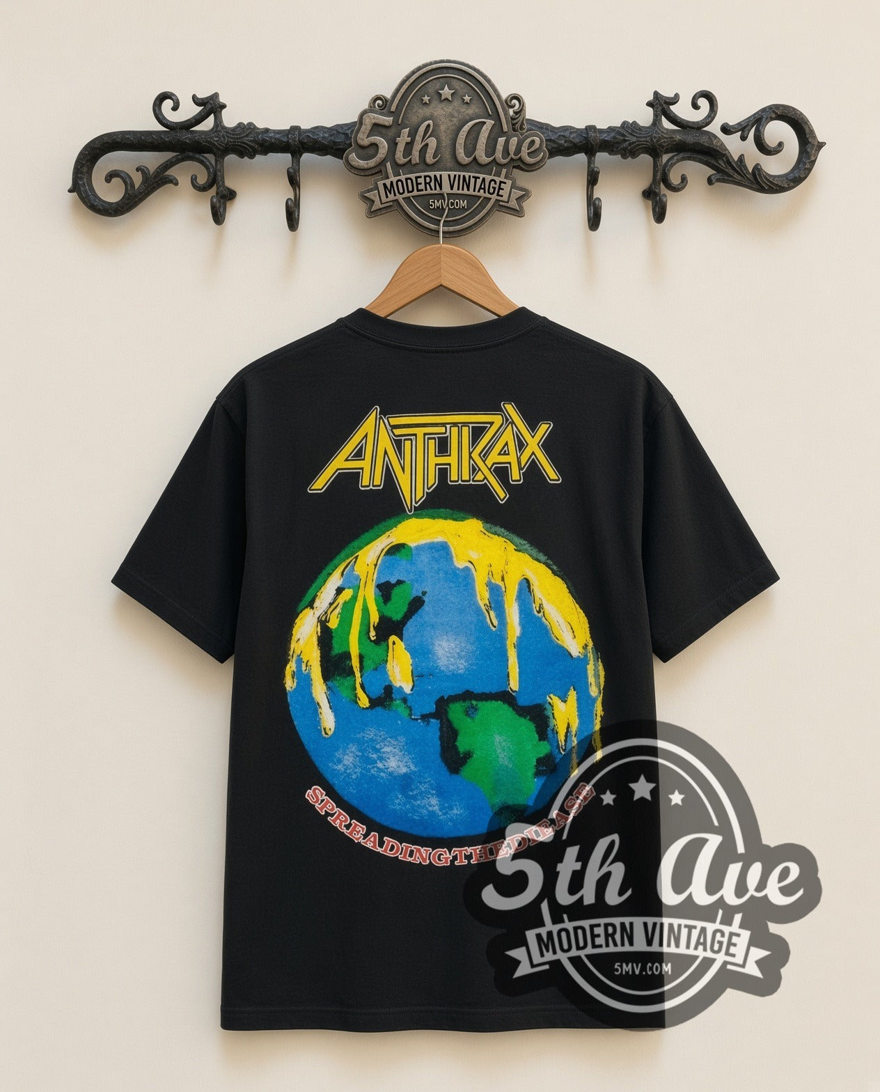 Anthrax Band Cartoon Vintage Band T-Shirt | Single Stitch