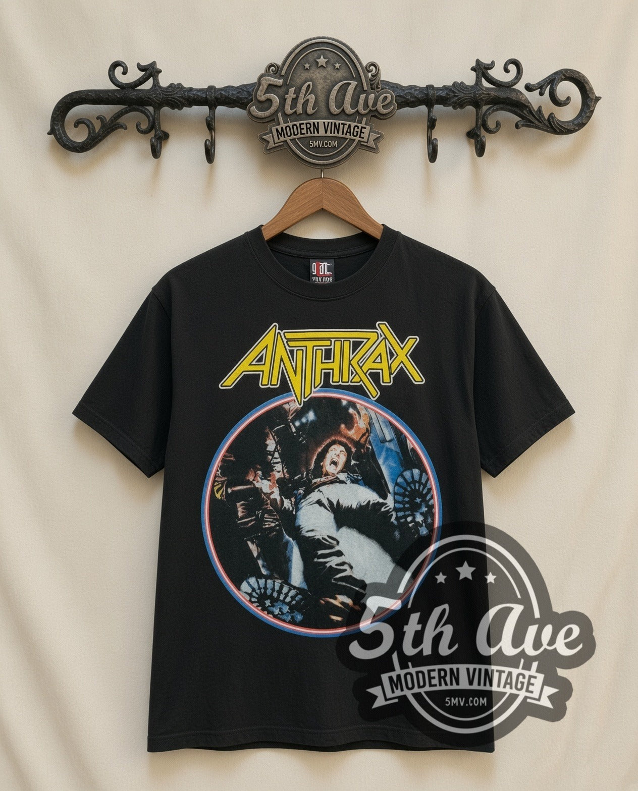 Anthrax Band Cartoon Vintage Band T-Shirt | Single Stitch