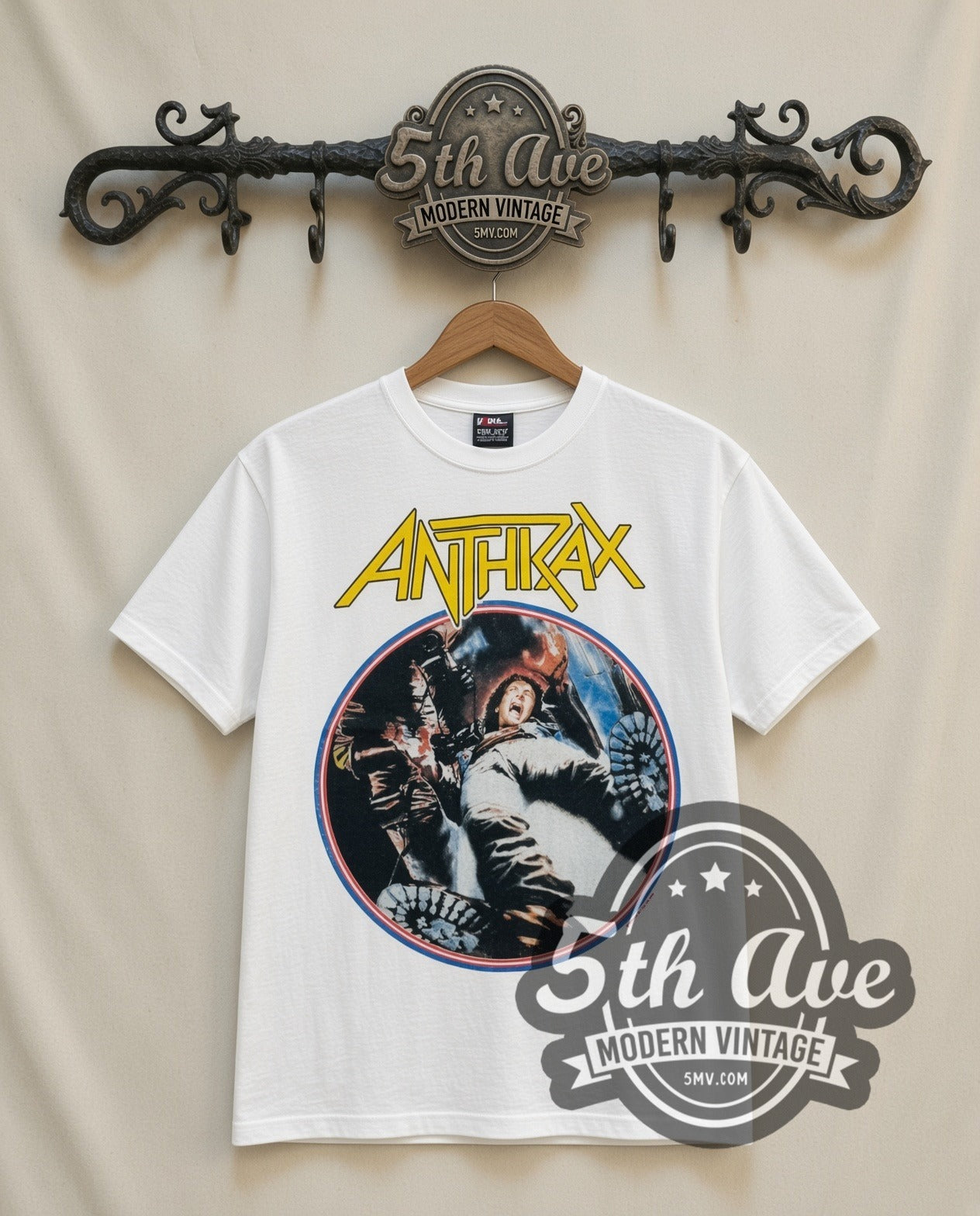 Anthrax Band Cartoon Vintage Band T-Shirt | Single Stitch