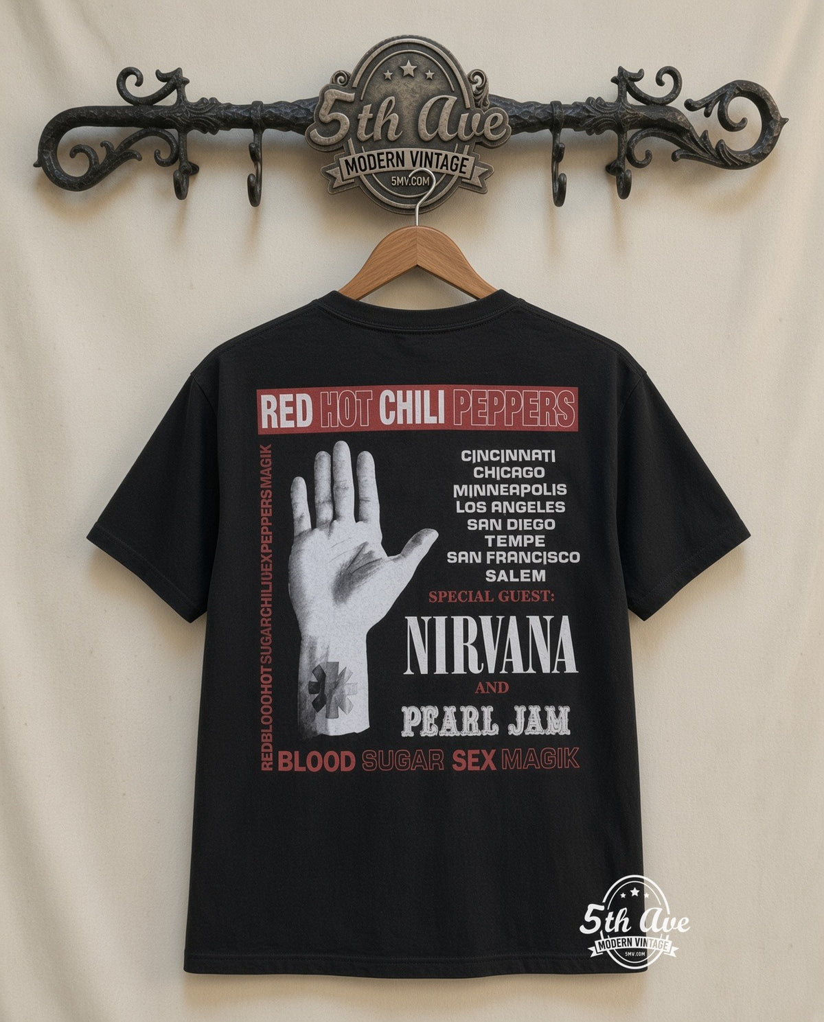 MB 104 Red Hot Chili Peppers Blood Sugar Sex Magik Tour 1991 rack back