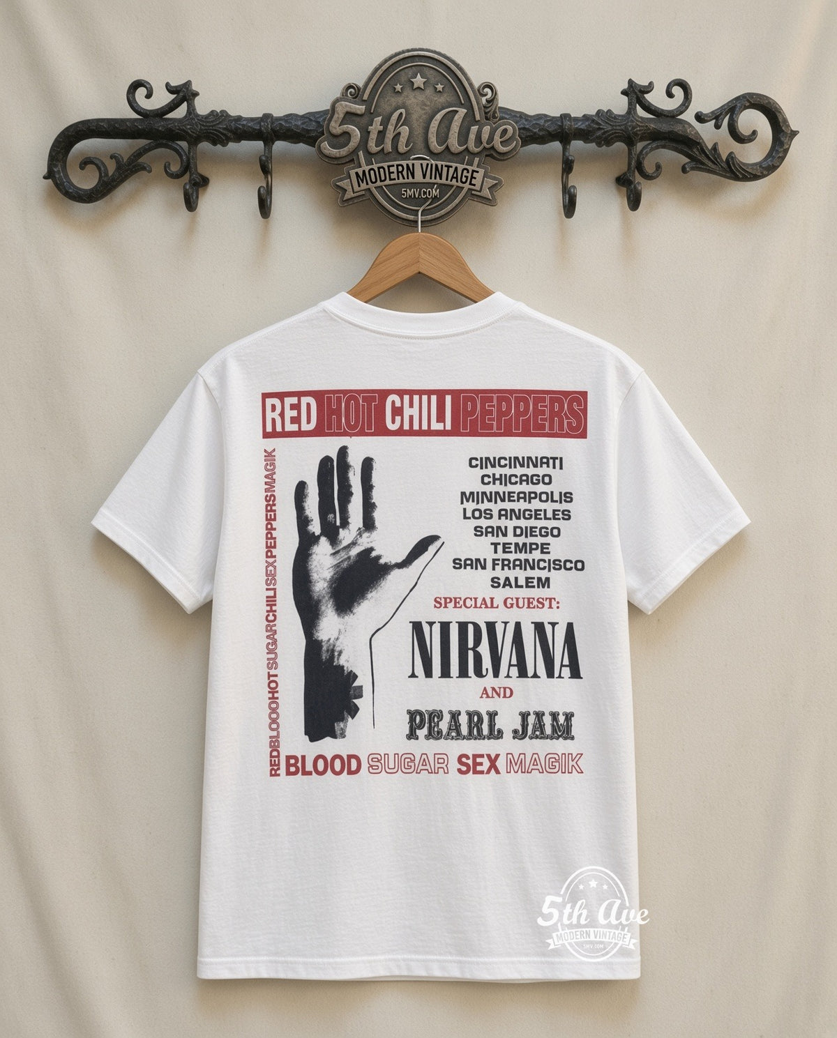MB 105 Red Hot Chili Peppers Blood Sugar Sex Magik Tour 1991 rack back