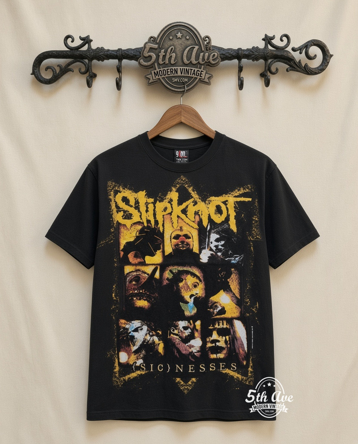 MB 124 Slipknot Masks rack front