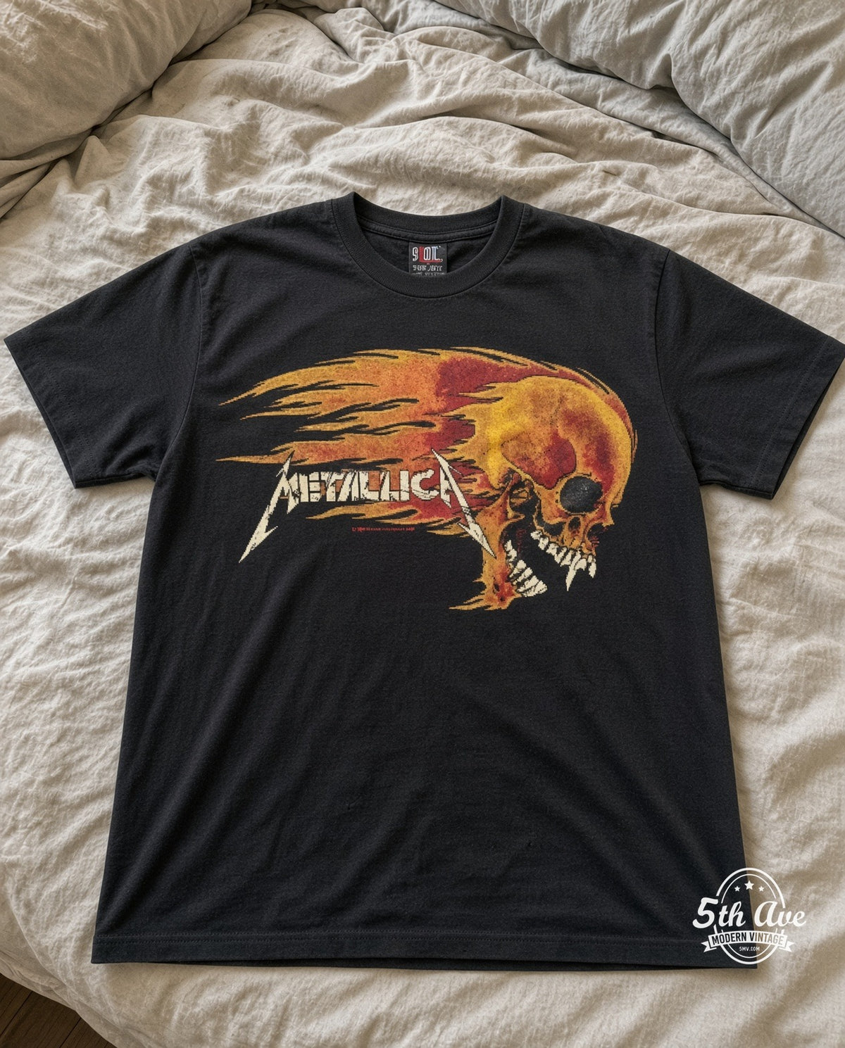 MB 139 Metallica Flaming Skull bed
