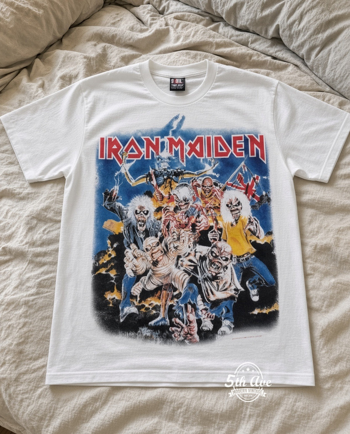 MB 172 Iron Maiden Character Collage bed