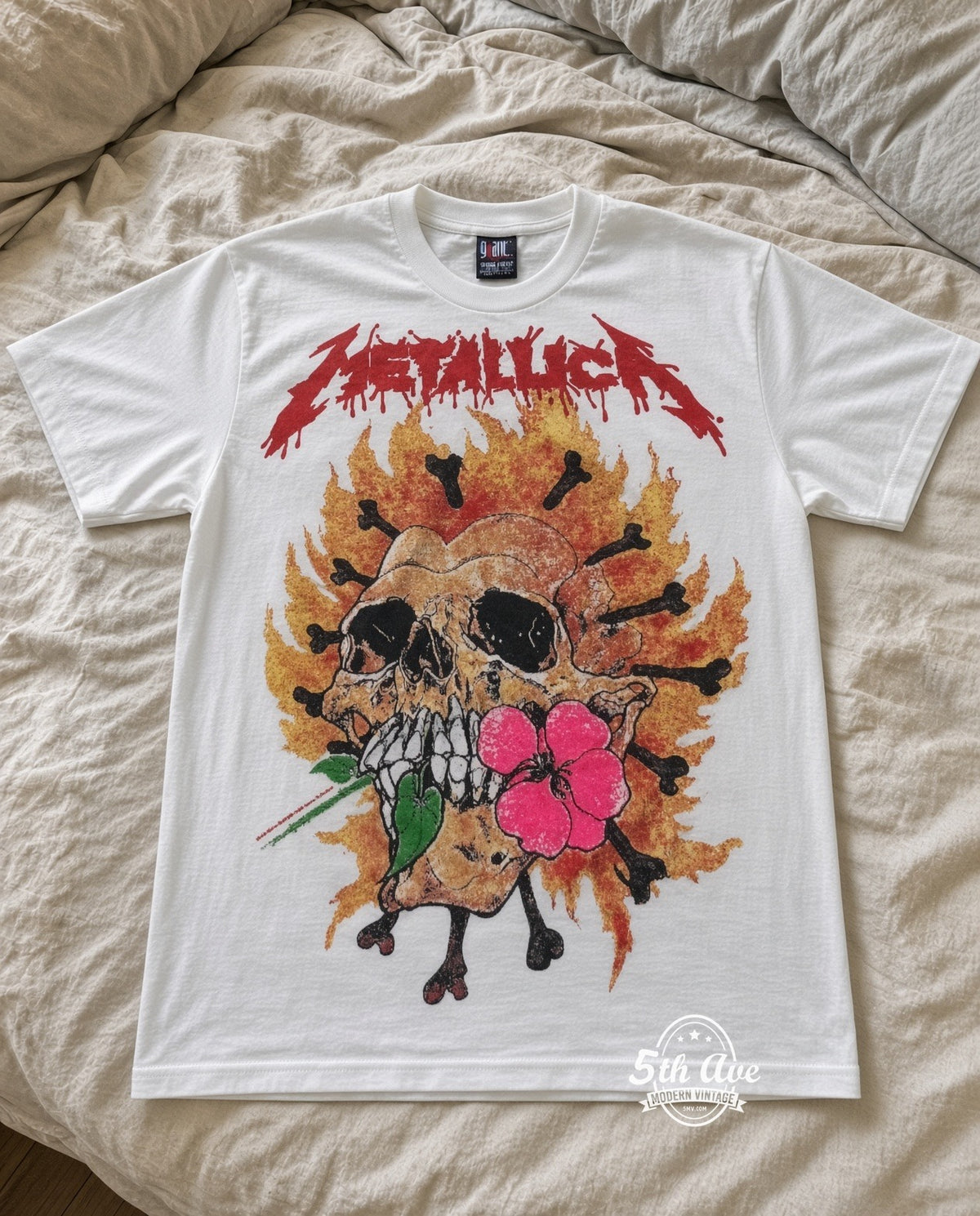 MB 179 Metallica Flower Skull bed