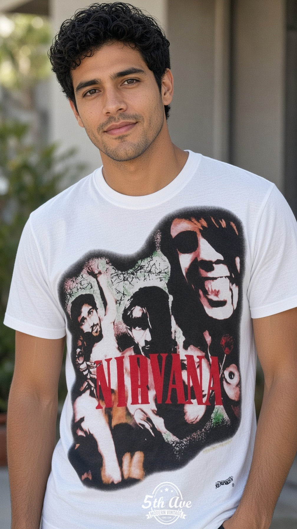 MB 181 Nirvana Red Logo Band model