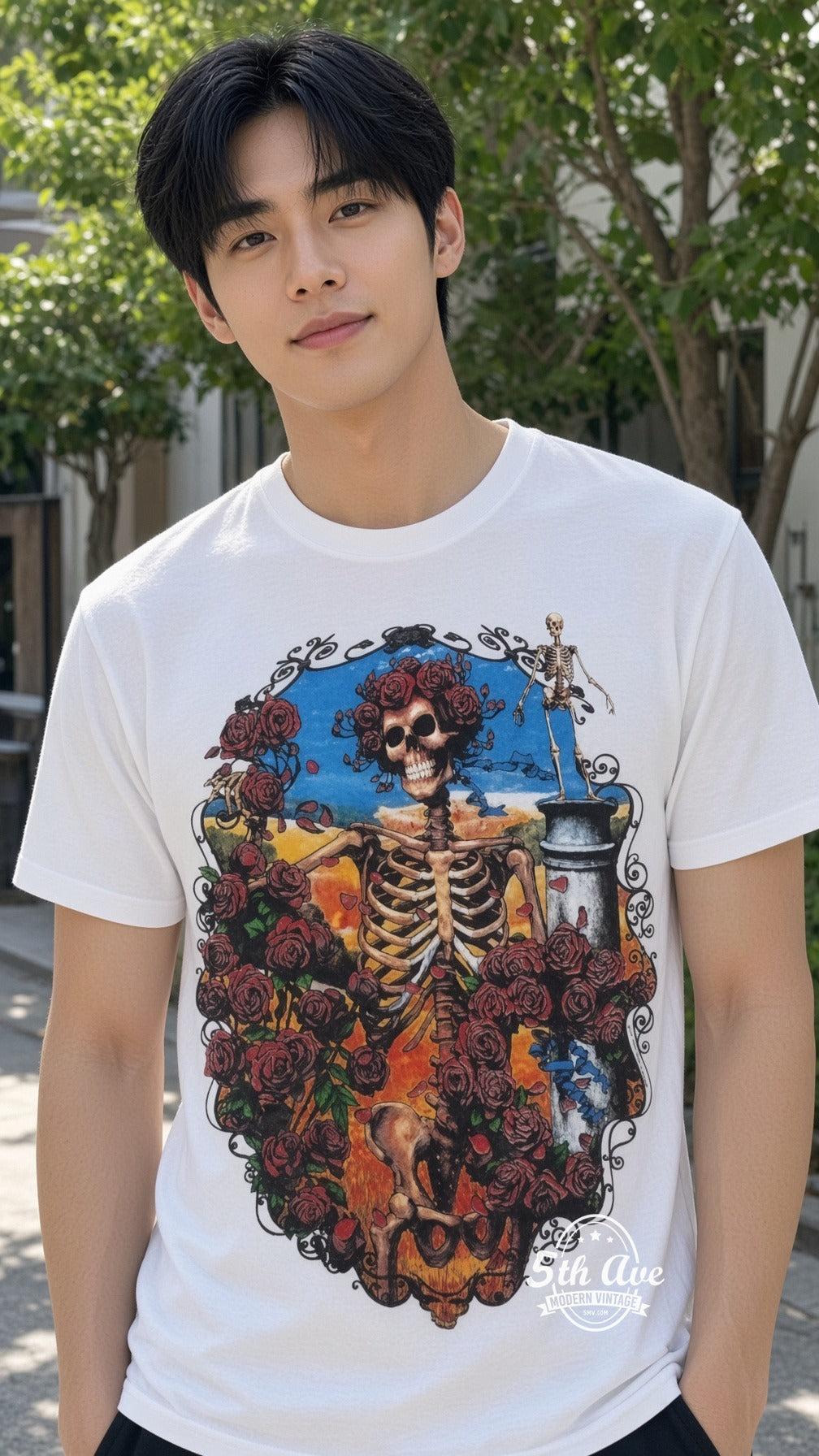 MB 193 Grateful Dead Rose Skeleton model