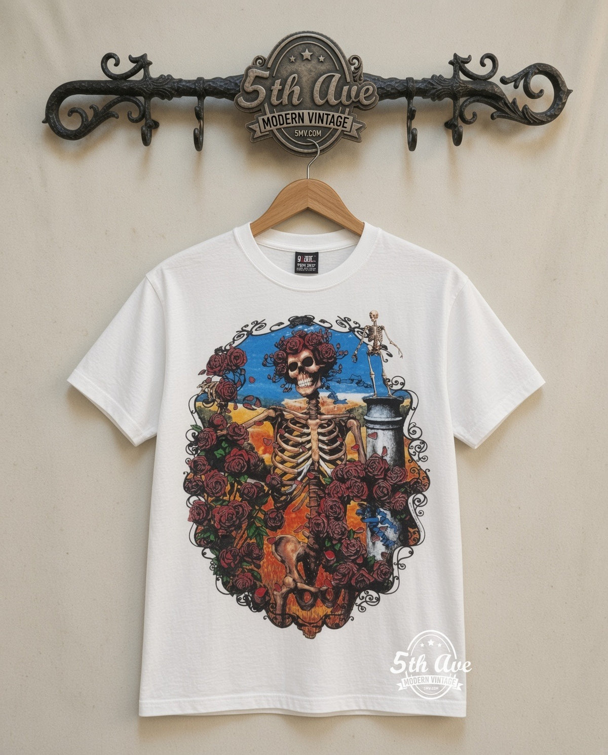 MB 193 Grateful Dead Rose Skeleton rack front
