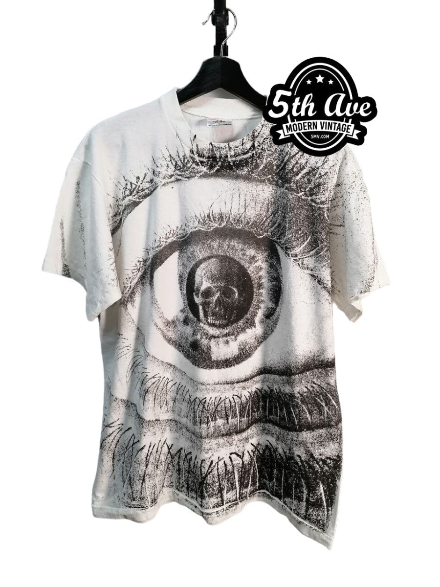 M.C. Escher Single Stitch T-Shirt in Pristine White - Vintage Band Shirts