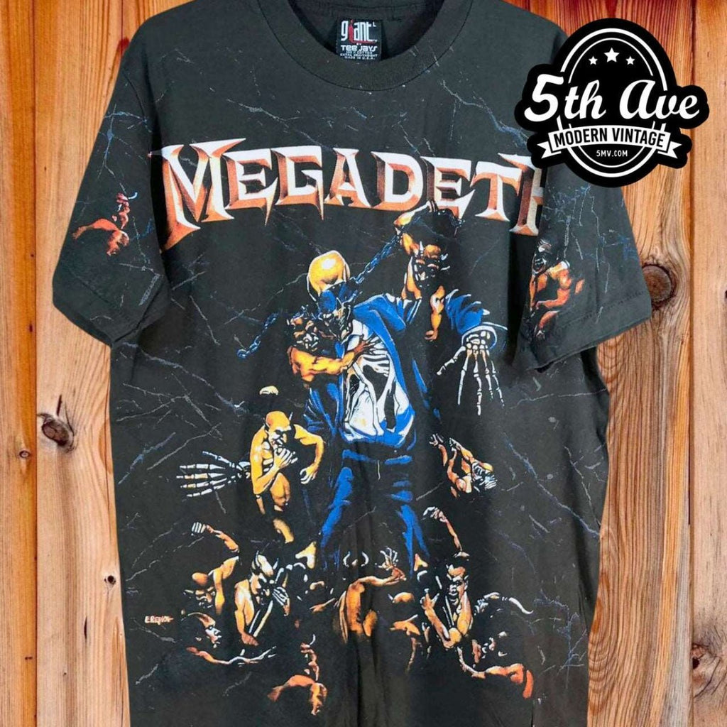 Offers Tee Shirt Megadeath Vintage 1990's