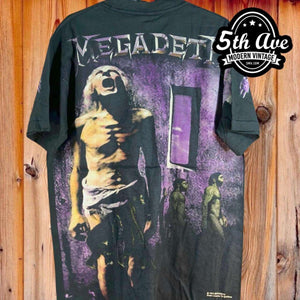 Megadeth Countdown to Extinction - AOP all over print New Vintage Band T shirt