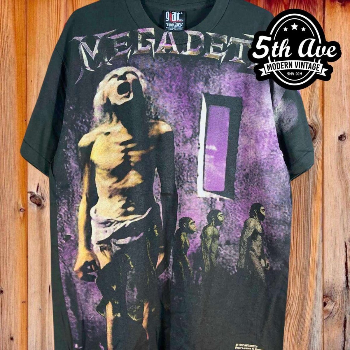 Megadeth Countdown to Extinction - AOP all over print New Vintage Band T shirt - Vintage Band Shirts