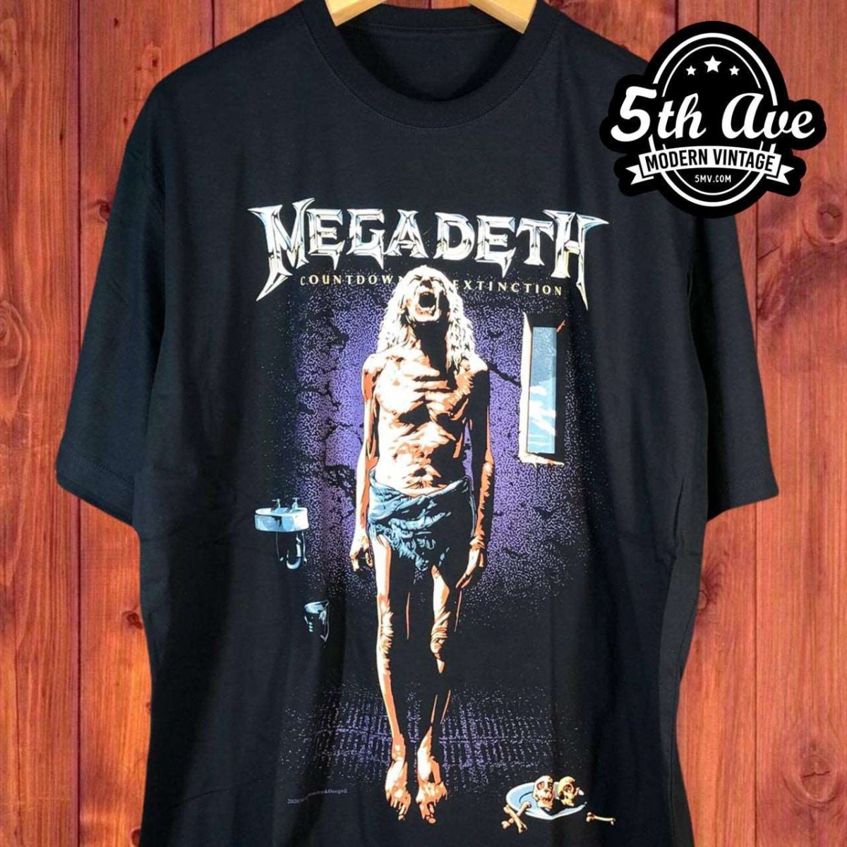 Megadeth Countdown to Extinction - New Vintage Band T shirt - Vintage Band Shirts