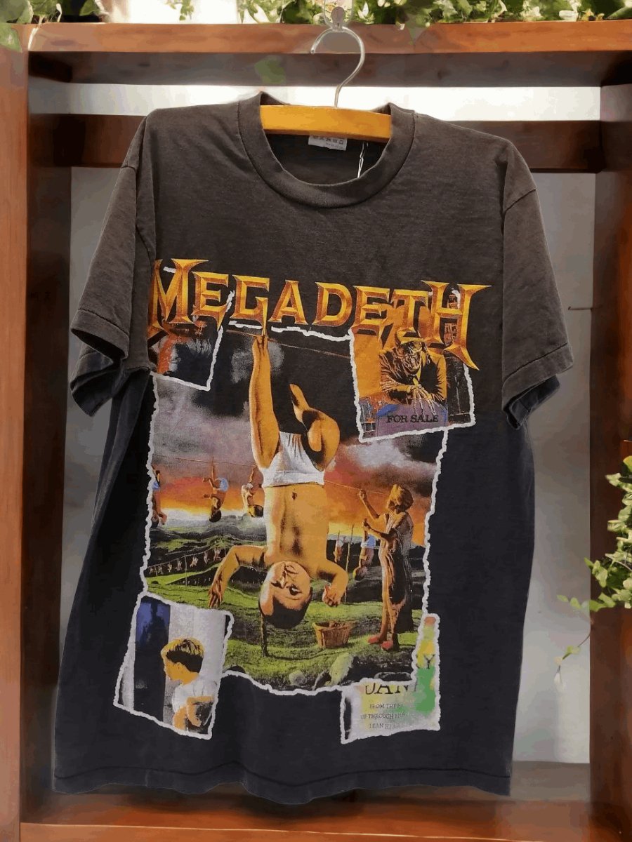 Megadeth Single Stitch t shirt - Vintage Band Shirts