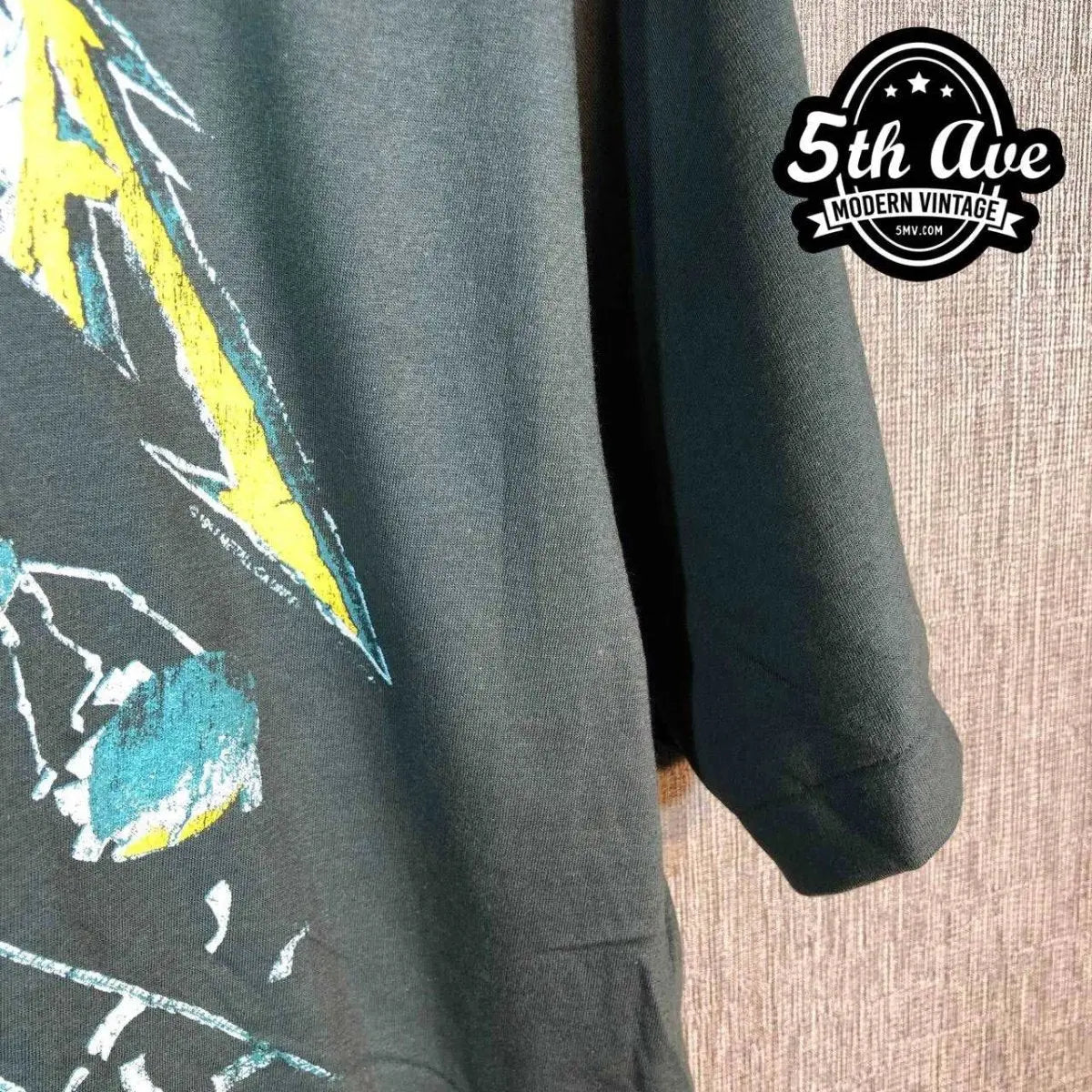 Metallica '...And Justice for All' World Tour 1989 Soft Silk-Screened T-Shirt - Vintage Band Shirts