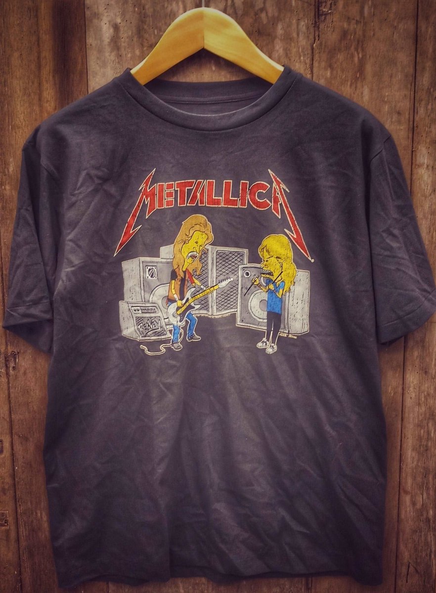 Beavis and butthead metallica shirt online