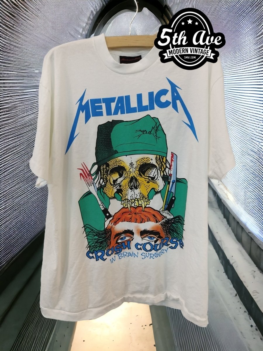 Metallica Crash Course in Brain Surgery T shirt - Vintage Band Shirts