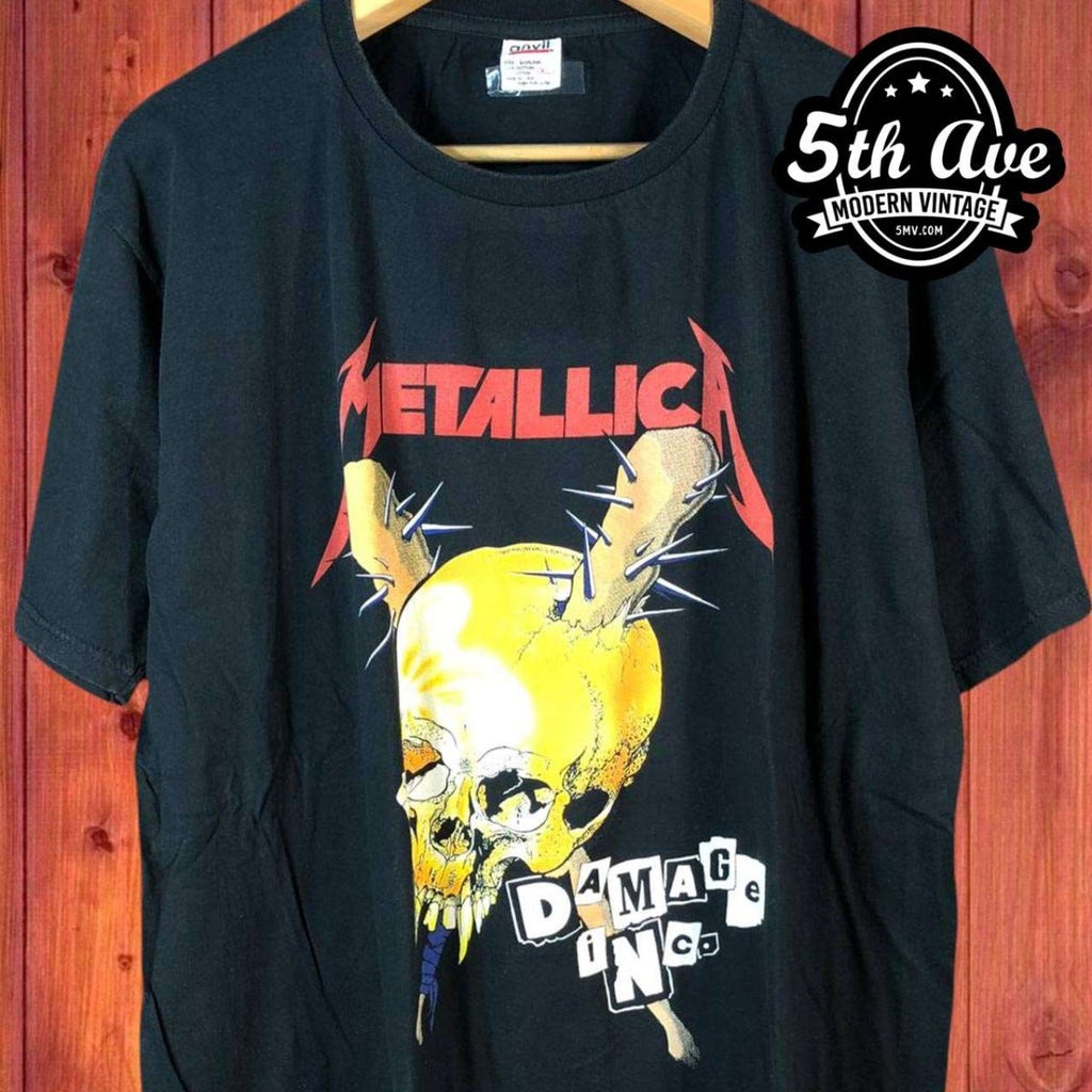 Metallica Damage, Inc. Tour - New Vintage Band T shirt Metallica Damage, Inc. Tour - New Vintage Band T shirt
