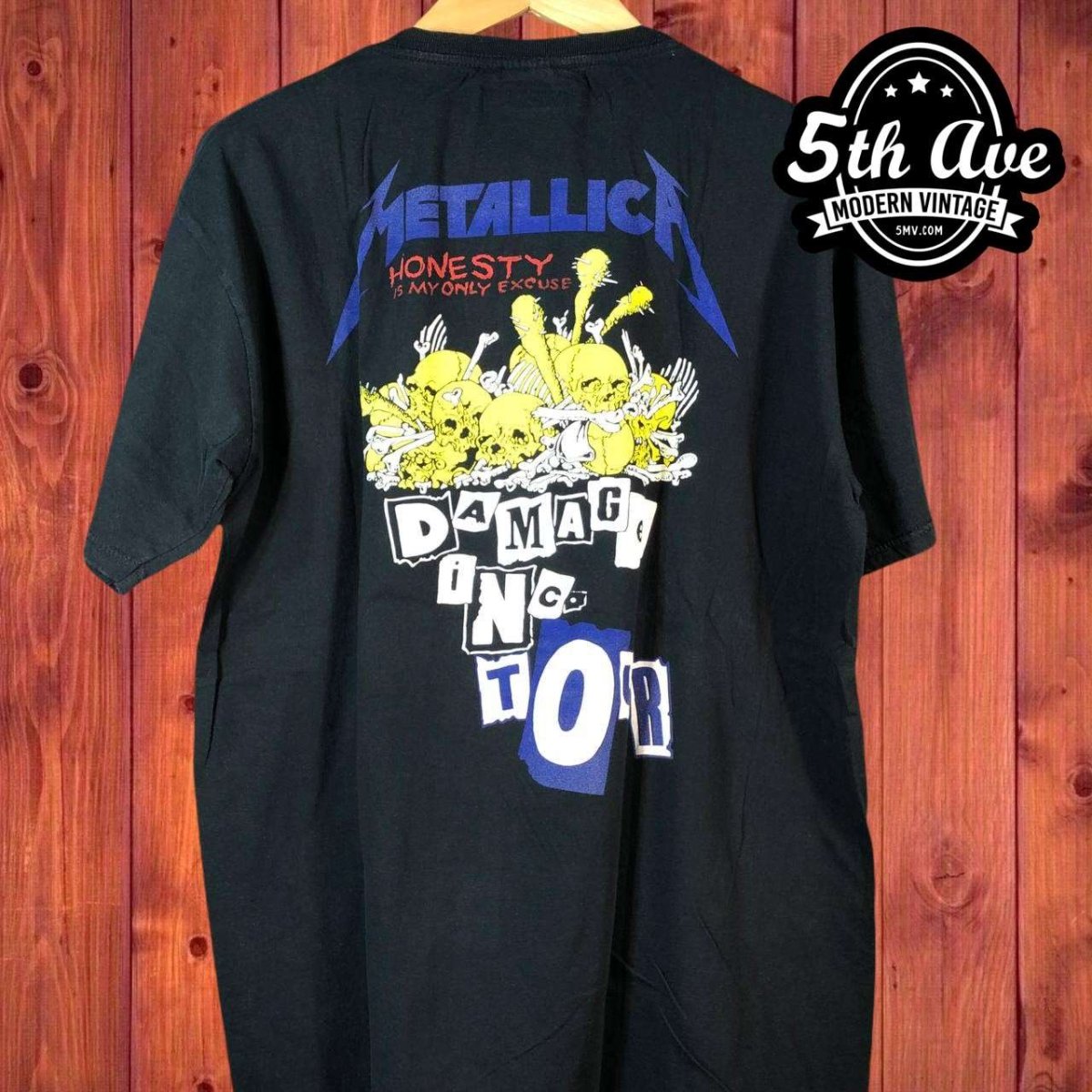 Metallica Damage, Inc. Tour - New Vintage Band T shirt Metallica Damage, Inc. Tour - New Vintage Band T shirt