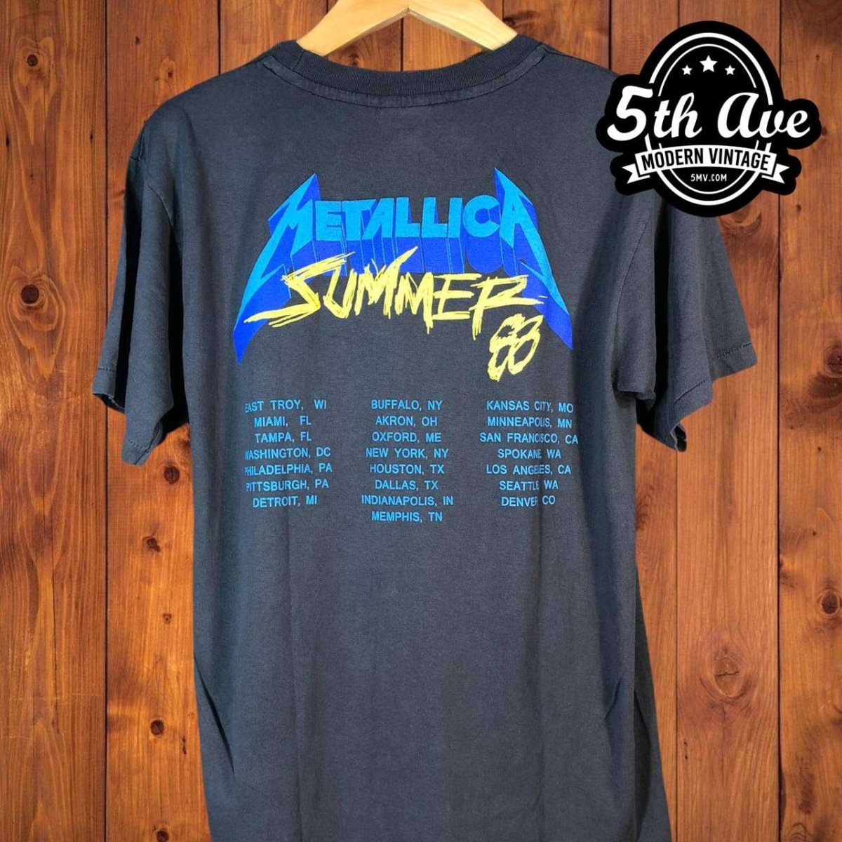 Metallica Damaged Justice - New Vintage Band T shirt - Vintage Band Shirts