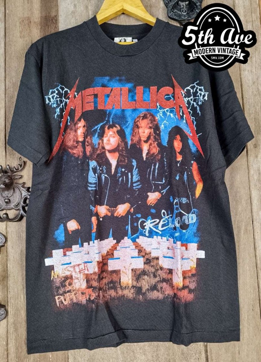 Metallica Reload - New Vintage Band T shirt - Vintage Band Shirts