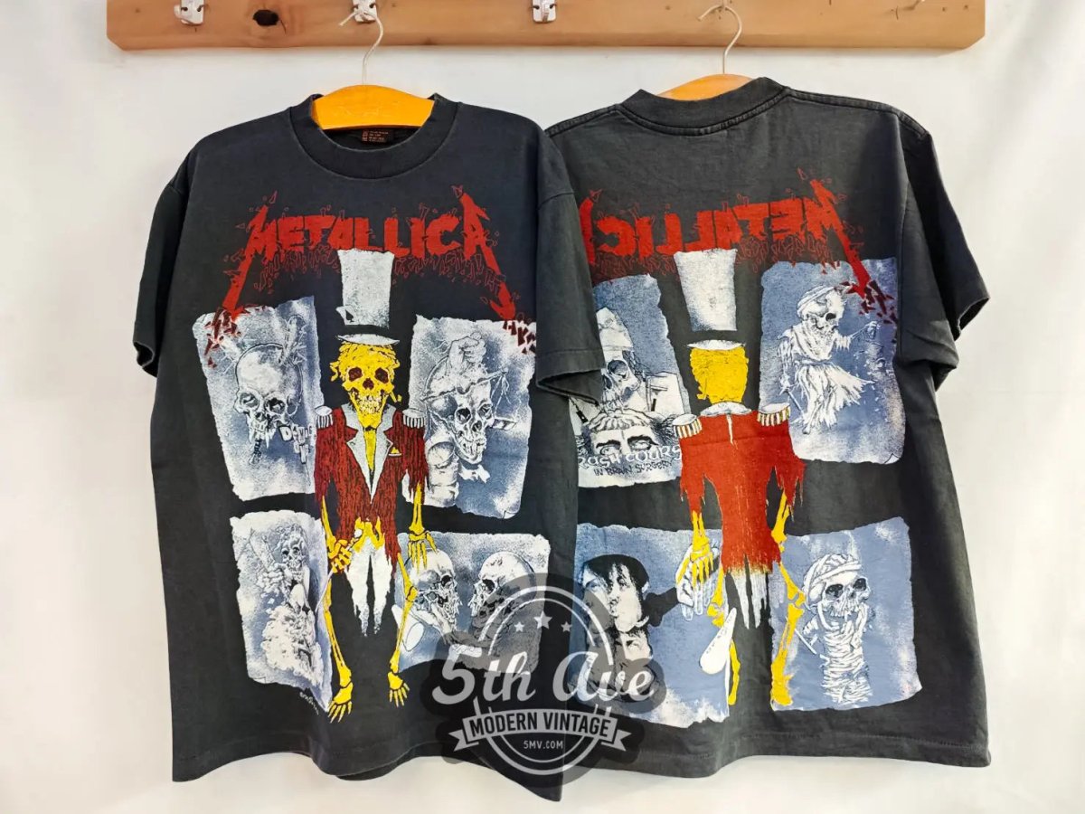 Metallica Ringmaster 1992 - AOP all over print New Vintage Band T shirt - Vintage Band Shirts