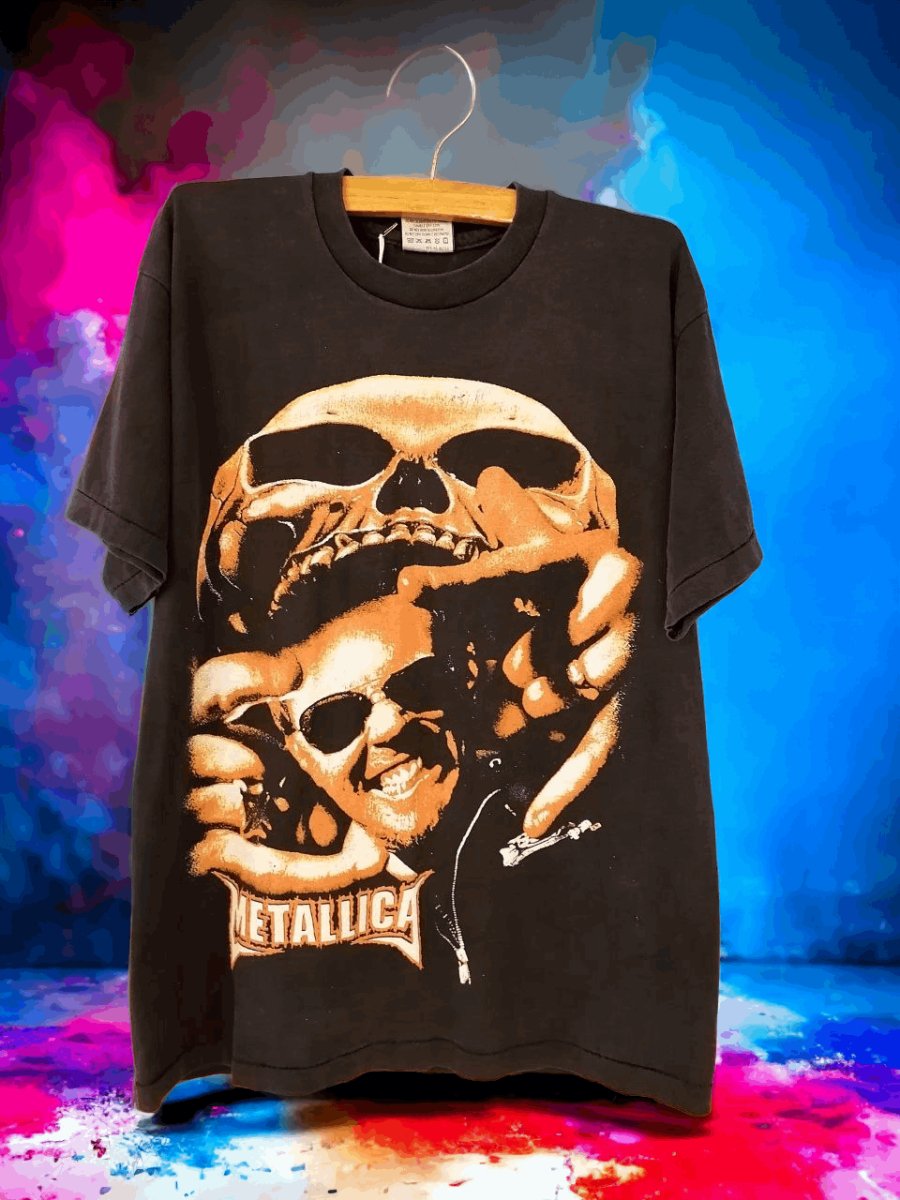 American Stitch 1983 MEDUSA Black Tye-Dye GRAPHIC T-Shirt Men's factory Large NEW