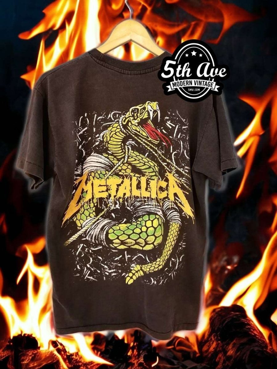 Metallica Skull and Snake t shirt