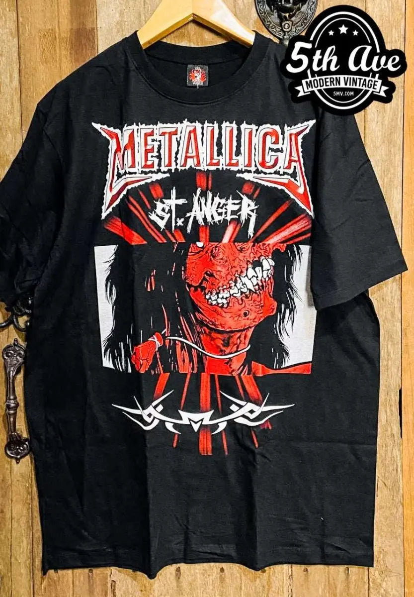 LLICA ST. ANGER Tシャツ vintage pushead Metallica Vintage T Shirt 2004 St. Anger Tour Dates Concert