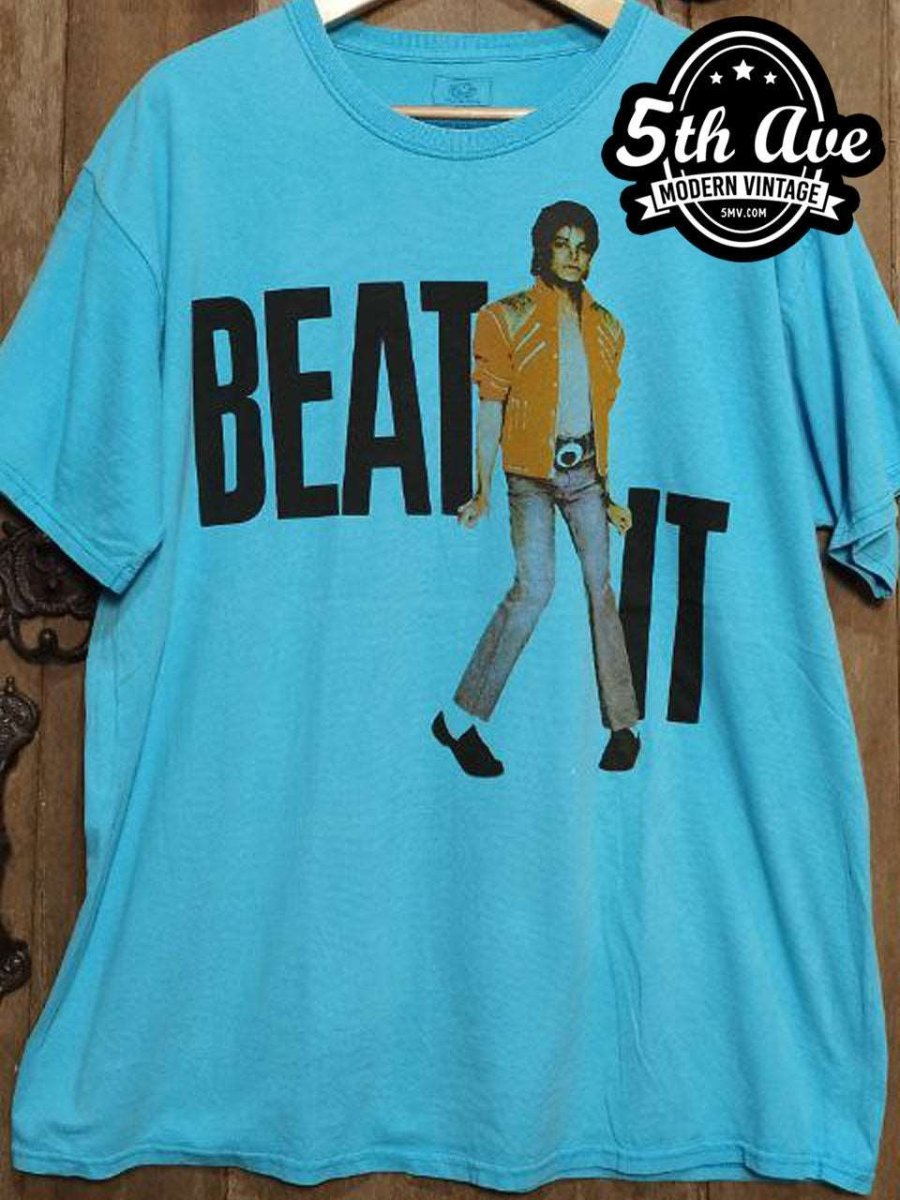 Michael Jackson Beat It - New Vintage Band T shirt - Vintage Band Shirts