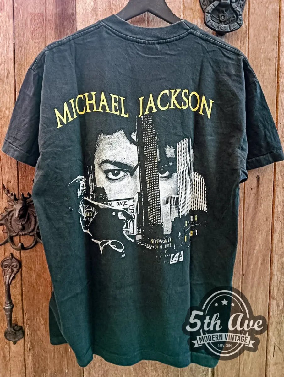 Michael Jackson Black Or White Dangerous World Tour 1993 - New Vintage Band T shirt - Vintage Band Shirts
