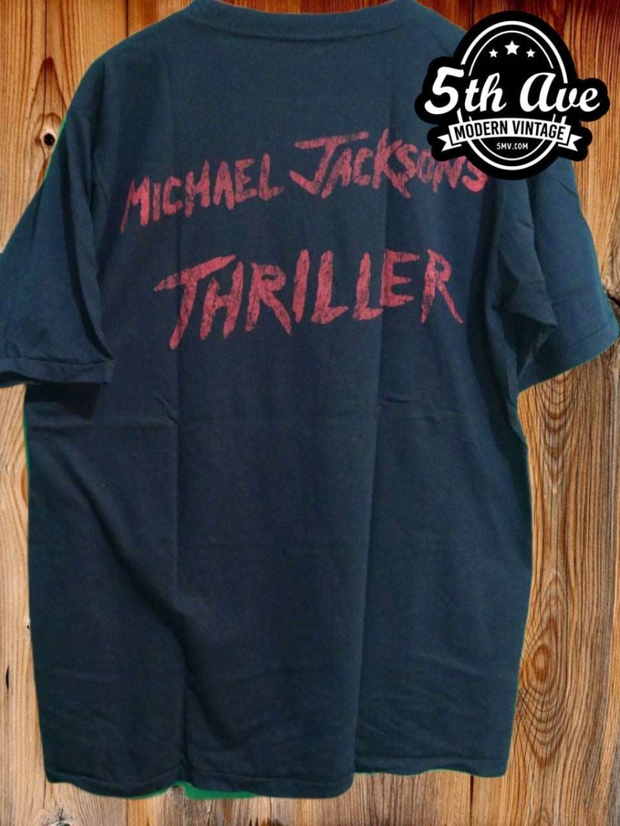 Michael Jackson 'Thriller' Rare Vintage Distressed T-Shirt - Vintage Band Shirts