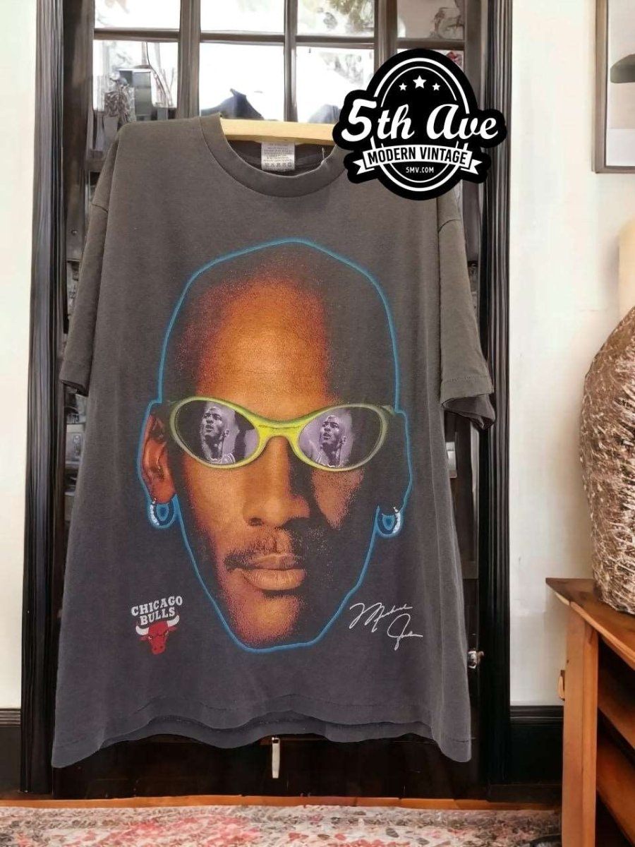 Michael Jordan Single Stitch Bootleg t shirt - Vintage Band Shirts