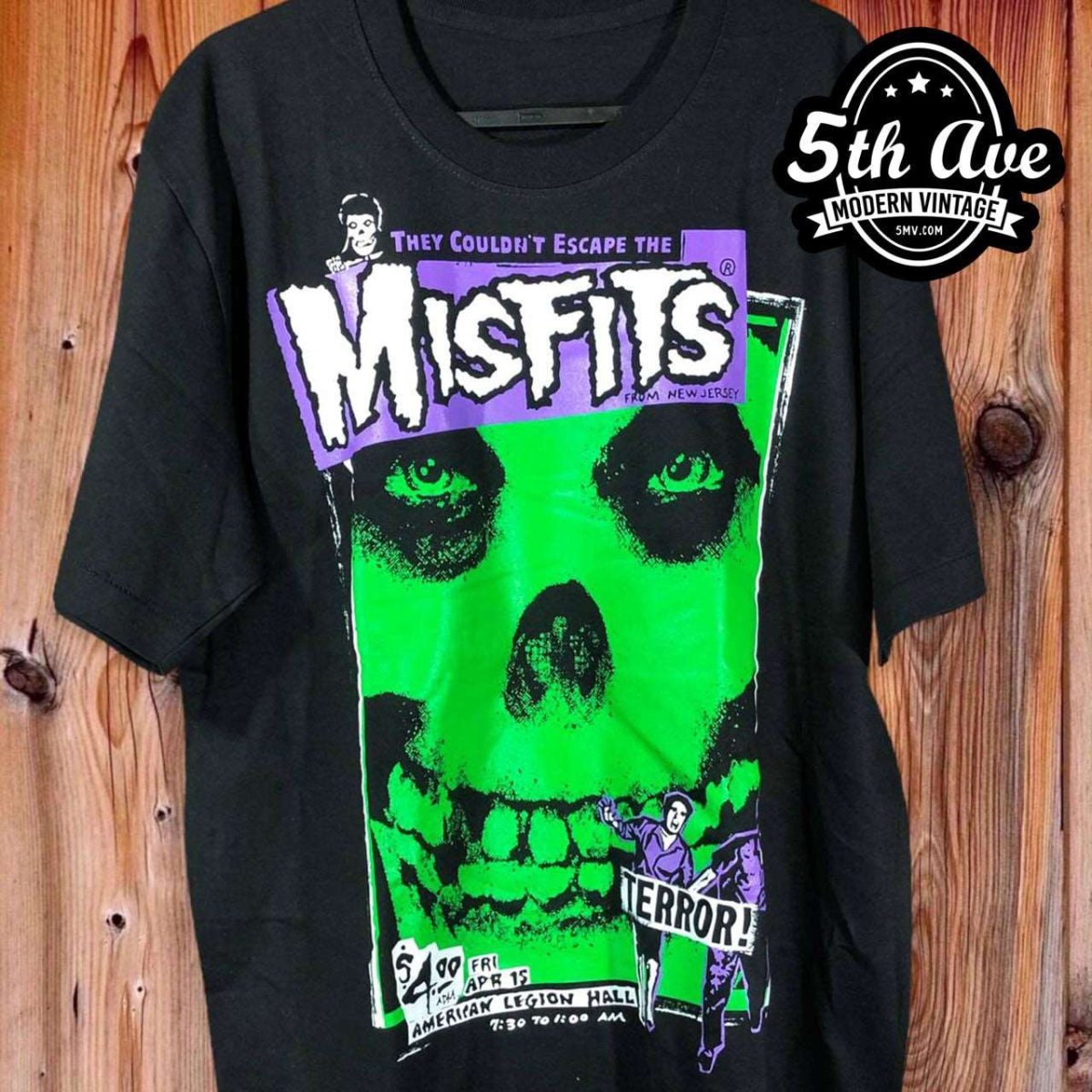 Misfits They Couldn’t Escape The MISFITS - New Vintage Band T shirt - Vintage Band Shirts