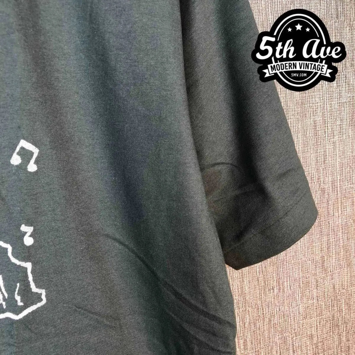 Monkeys in Melody: The Arctic Monkeys Single Stitch Black t shirt" - Vintage Band Shirts