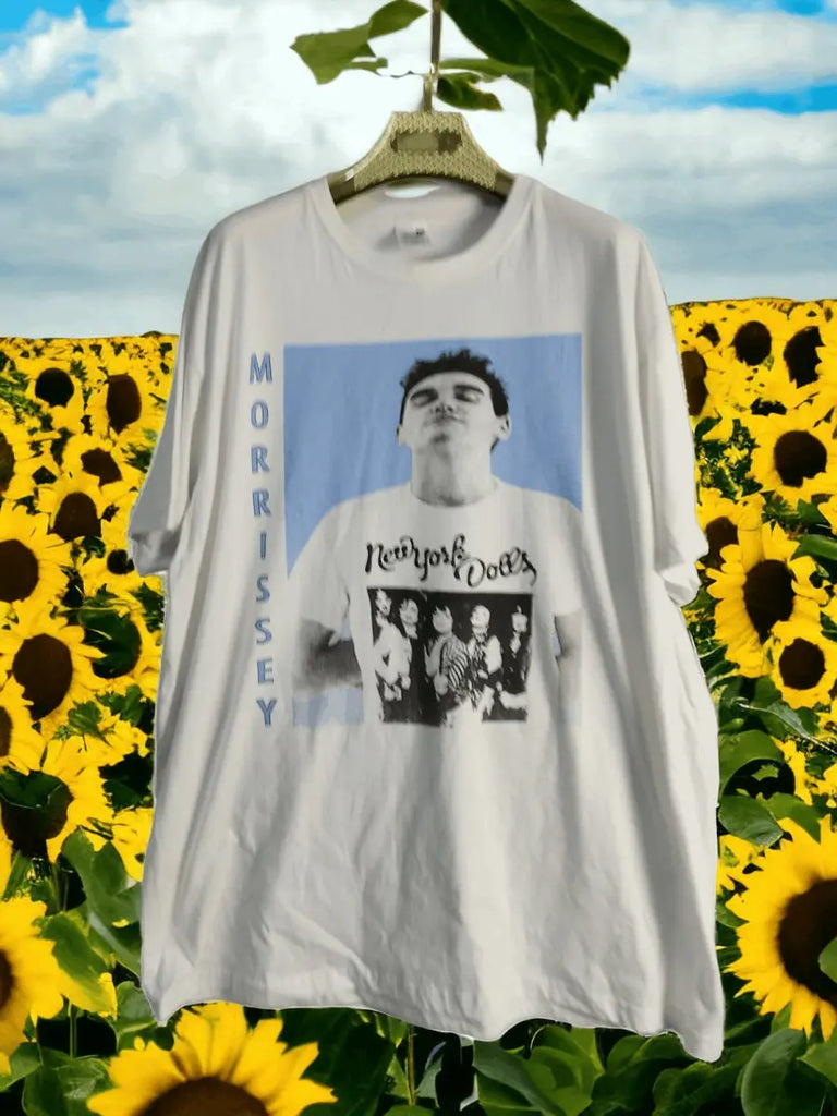Morrissey Tシャツ New York Dollsデザイン Morrissey New York Dolls T shirt - Vintage Band Shirts